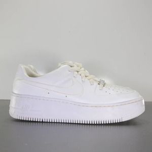 Nike Af1 Air Force 1 Sage Low White Women's Sneakers 004483 Sz 8Womens/6.5Youth